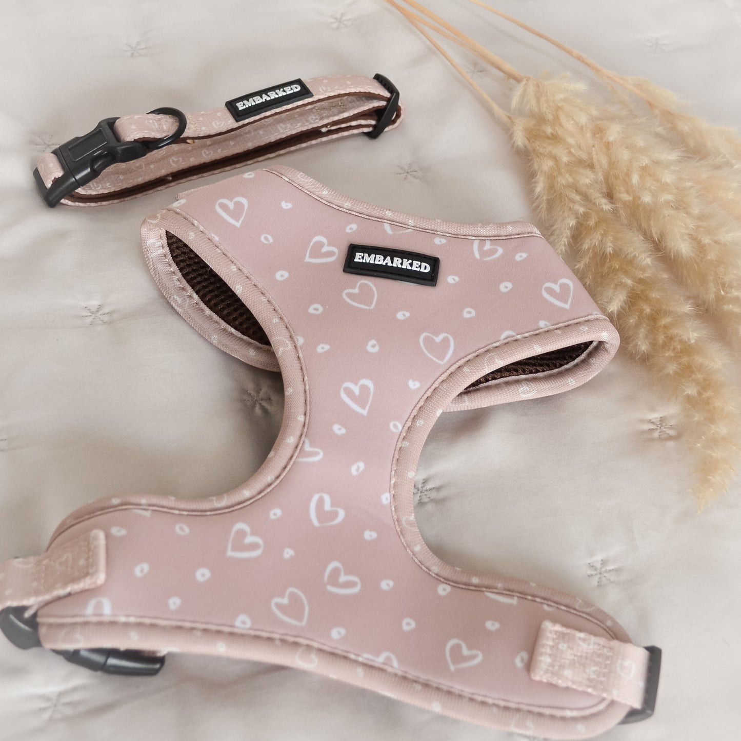 Adjustable Dog Harness - Love You Mocha